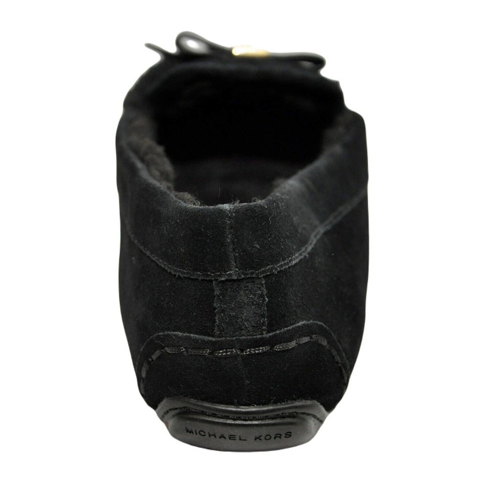 Michael Kors ERICA Faux Fur/Suede Slipper Loafer Moccasins Black 6/6.5/7/7.5/8/9 - Picture 4 of 6